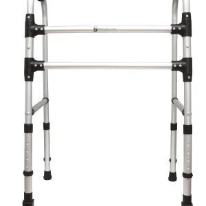 ANDADOR SEQUENCIAL 2 BARRAS FIXO C/RODAS 80KG