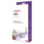 MEIA DE COMPRESSÃO VENOSAN ANTI-TROMBO BRANCA AES AD 18MMHG