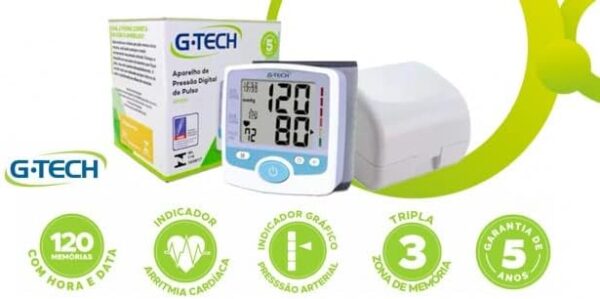 APARELHO DE PRESSAO DIGITAL PULSO G-TECH GP200 HOME - Imagem 3