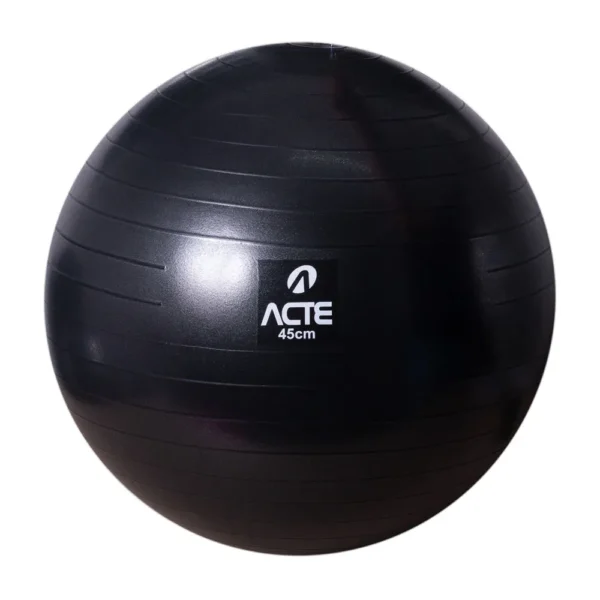 BOLA DE PILATES 45CM PRETA GYM BALL - T9-45P
