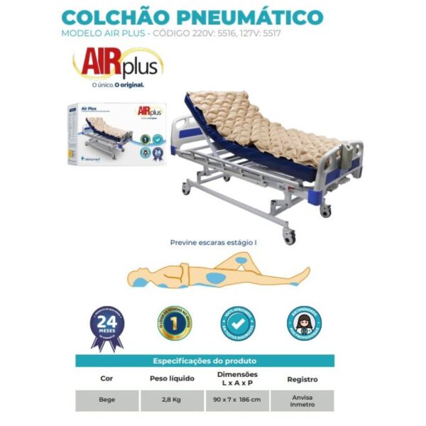 COLCHÃO PNEUMÁTICO DELLAMED AIR PLUS - Imagem 5