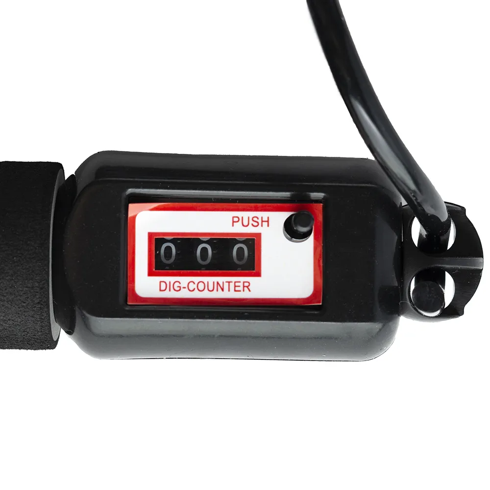 CORDA DE PULAR C/CONTADOR DE GIROS CINZA - T2-C - Imagem 5