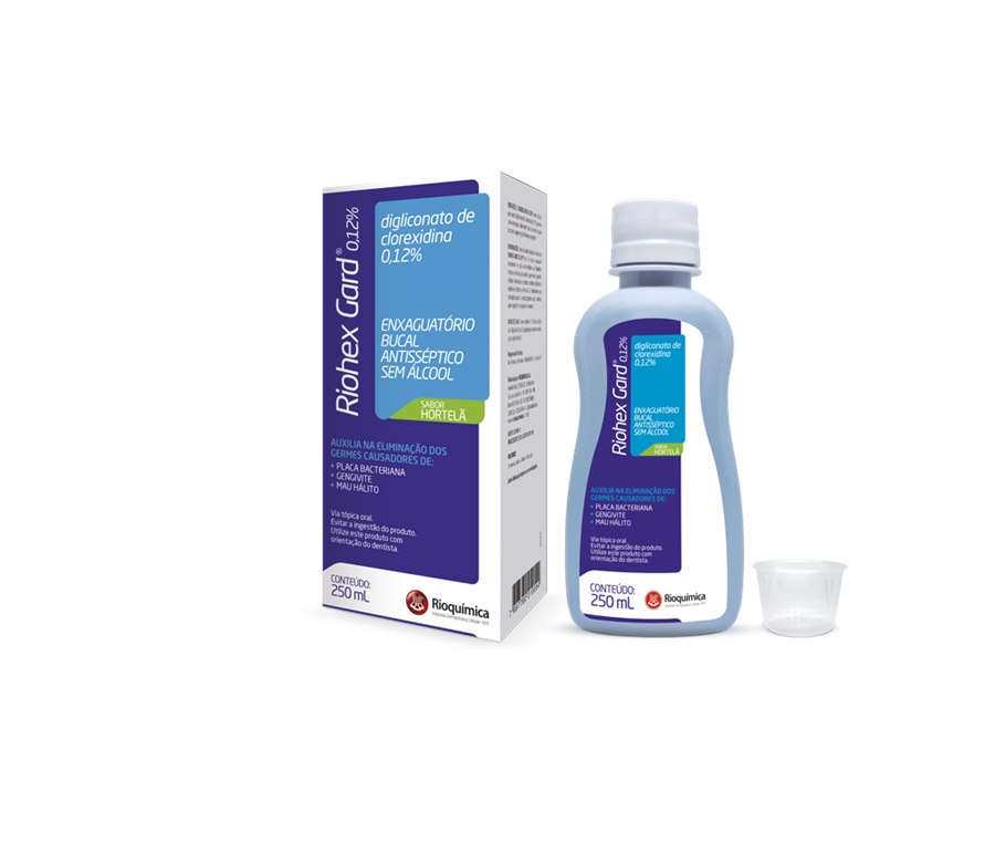 CLOREXIDINA RIOQUIMICA 250ML GARD. 0,12%