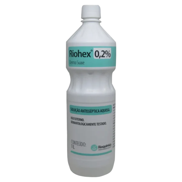 CLOREXIDINA RIOQUIMICA 1000ML 0,2% DERMO SUAVE AQUOSA
