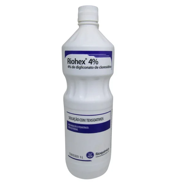 CLOREXIDINA RIOQUIMICA 1000ML 4% SOL.C/TENSOATIVOS