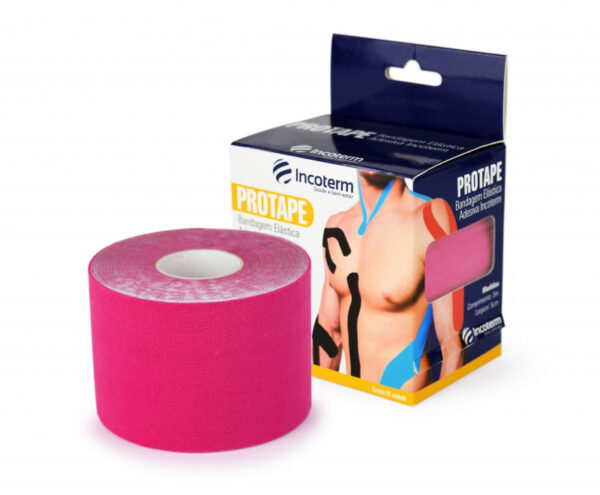 BANDAGEM ELASTICA INCOTERM ADESIVA PROTAPE - Imagem 3