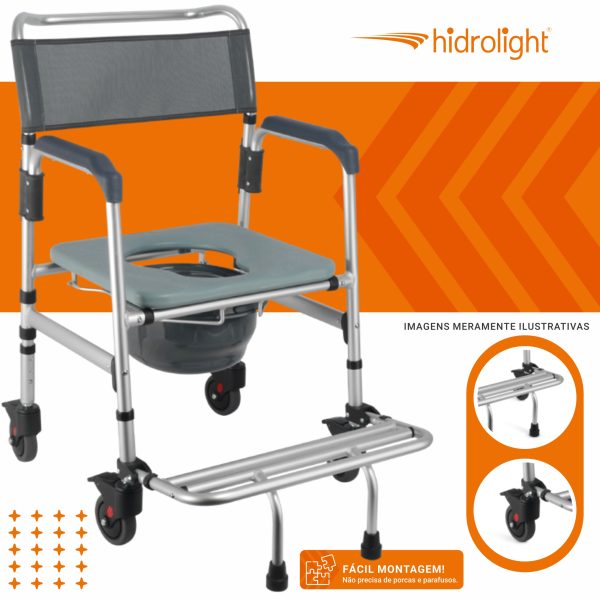 CADEIRA BANHO HIDROLIGHT DESMONTAVEL