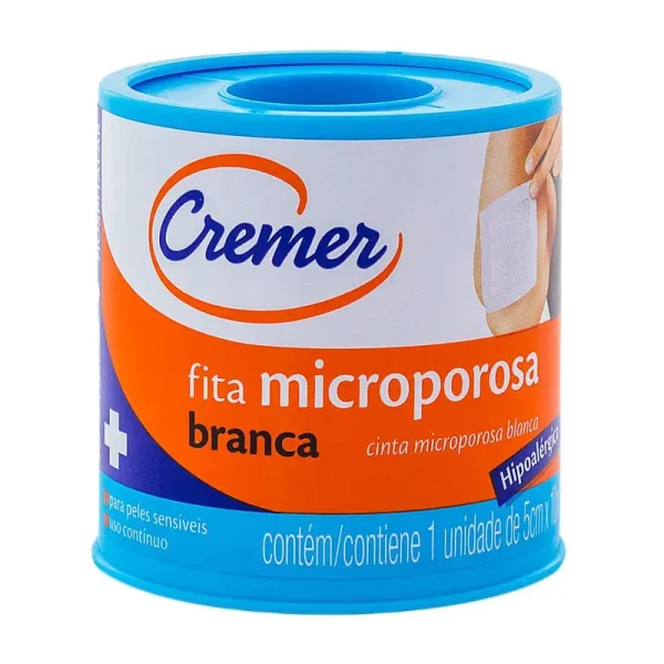 FITA MICROPOROSA CREMER BRANCA 10M - Imagem 2