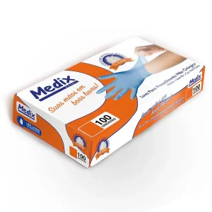 LUVA NITRILO DESCARTÁVEL MEDIX S/PO C/100UNID