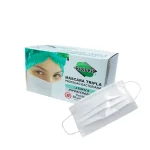 MASCARA DESCARTÁVEL PROTDESC TRIPLA BRANCA C/50UND